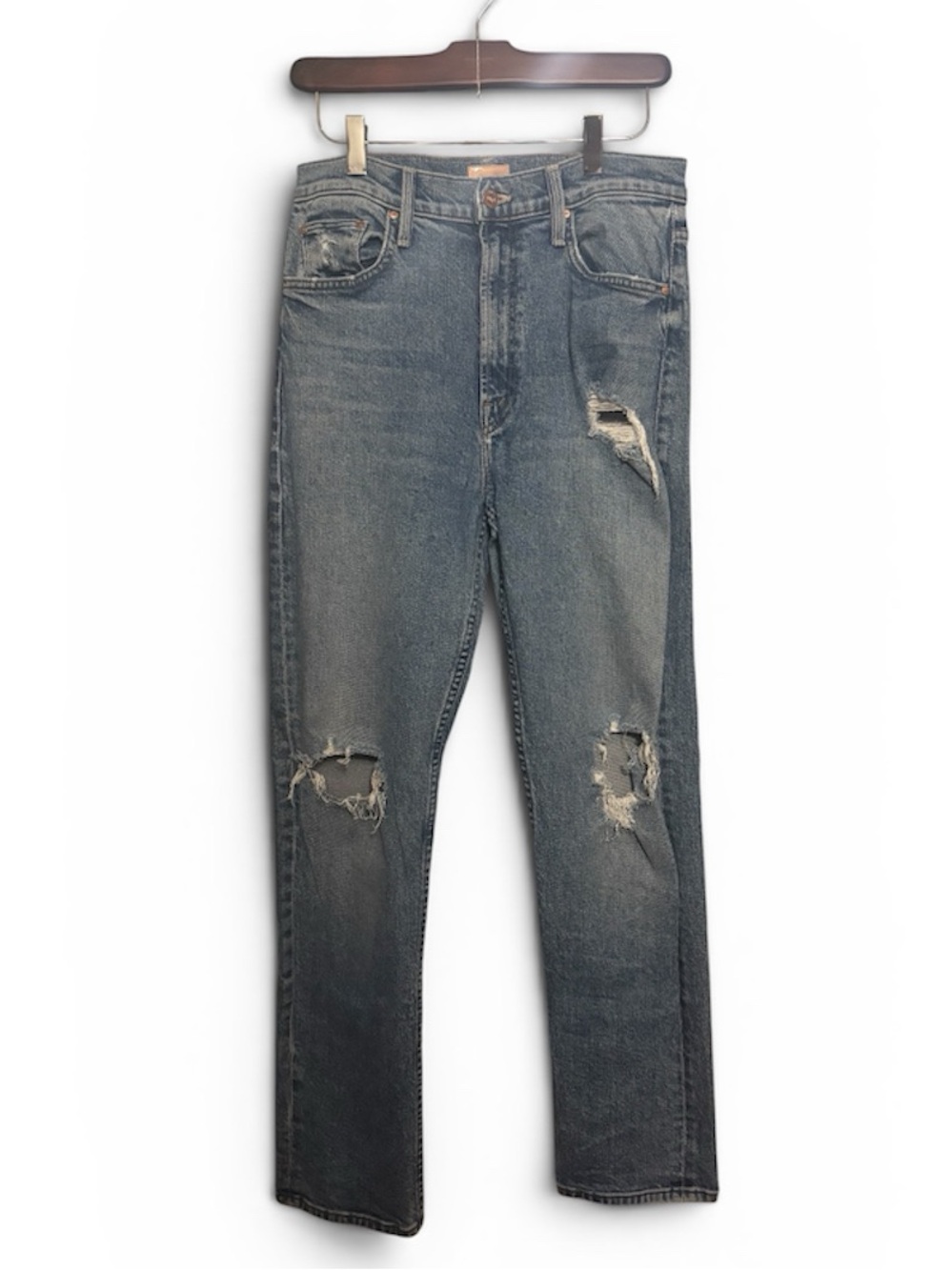 MOTHER DENIM High Waisted Rider Skimp Jeans in Bloom and Doom - Picture 12 of 12